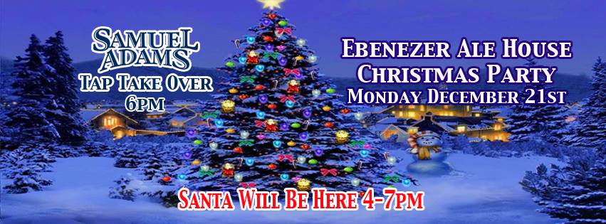 Ebenezer Ale House Christmas Party | Sam Adams Tap Takeover