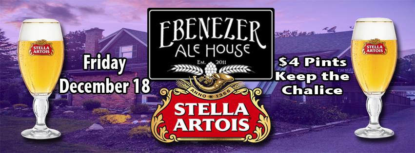 Stella Artois Chalice Giveaway - Ebenzer Ale House